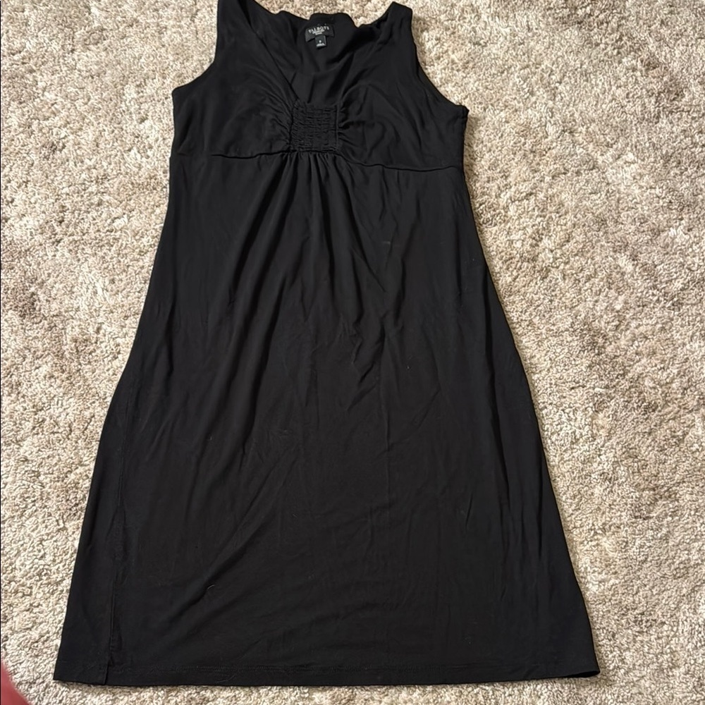 🍍 Talbots Black Sleeveless Dress 🍍Sz P🍍Pit to pit 14”🍍length 34”🍍